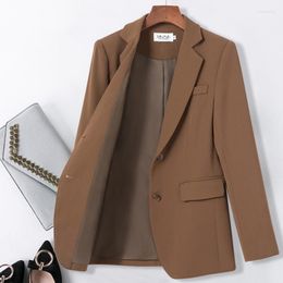 Women's Suits HFYRMNG Suit Jacket Female Korean Version Loose Online Celebrity Casual Professional Fashion Small Coat