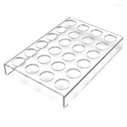 Kitchen Storage Flat Countertop Coffee Pod Holder K Cup Organiser Tray For 24 Pods Compatible With K-Cups