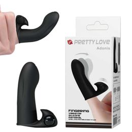 Beauty Items Pretty Love sexy products finger G-spot vibrator clitoral dildos vagina masturbator toys for woman Erotic Toys