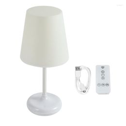 Table Lamps LED Press Sensor Desk Lamp Dimmable Night Light With USB Charger Remote Control For Office Bedroom Famil