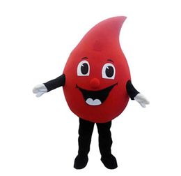 Red Drop Of Blood Mascot Costume Fancy Dress Halloween Fantasia For Public Welfare Activities Valentine's Party party dragon Christmas