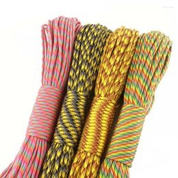 Outdoor Gadgets DHL Free 150 Pcs/Lot Paracord 550 Rope 100FT Lanyard Cord 7 Strands Camping Survival 4mm Parachute