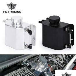 Fuel Tank Pqy - 1L Aluminum Oil Catch Can Reservoir Tank With Drain Plug Breather Fuel Pqy-Tk57 Drop Delivery 2022 Mobiles Motorcycle Dhybb