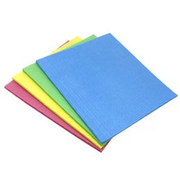 Dishcloth Cellulose Sponge Cloths Eco-Friendly No Odor Reusable Cleaning Duster For Kitchen absorbent decontamination not easy to touch oil FY5639 b1022