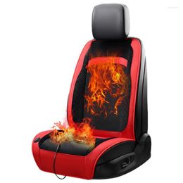 Car Seat Covers 12V/24V Heated Cushion Warm Cover With Intelligent Temperature Controller Interior Accessories