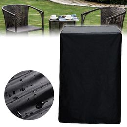 Chair Covers Black Patio Stacking Rattan Chairs Furniture Waterproof Protection Cover Garden Dust