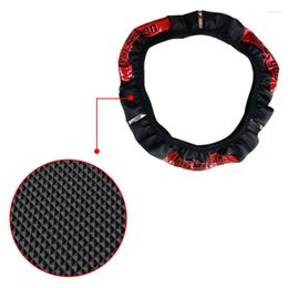 Steering Wheel Covers Stylish Totem Cover Universal 15inch 38cm Anti-slip Black Red Dragon