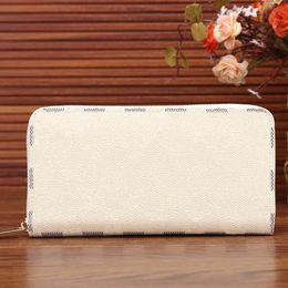 Luxury Designer Long Leather Wallets Letter Print Hand Bag Womens Credit Card Holder Women Casual Business Zipper Coin Purses Clutch Compartment Wallet 10241