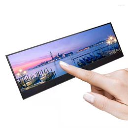 14-inch 4K Bar Touch Monitor 3840 1100 IPS Display Supports Game Console/Raspberry PI/PC Screen Advertising Aida 64