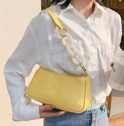 Luxury Pearl Shoulder Bag Style Summer Square Single Underarm Crossbody Cross Body 2022