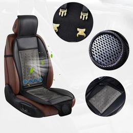 Car Seat Covers 12V Summer Cooling Cushion With Cold Fan Air Conditioning Auto Adjustable Temperature Comfortable