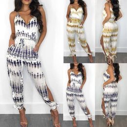 Women's Jumpsuits Women's & Rompers 2022 Style Summer Women Ladies Sleeveless Party Jumpsuit Romper Trousers Clubwear Playsuit Loose