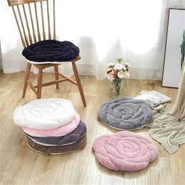 Pillow Round Shorthaired Rose Tatami Plush Chair Home Floor Decor Pad Car Mat Japanese Style