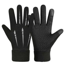 Cycling Gloves Men's Autumn Winter Driving Touchscreen Non-Slip Ma Outdoor Skin-Friendly Waterproof Sports Soft Warm L221024