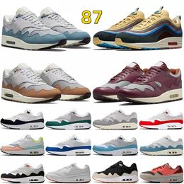 Sneakers Running Shoes For Men Women 1s 87s Treeline Sean Wotherspoon patta waves monarch noise aqua concepts heavy oregon ducks sports trainers outdoor shoe