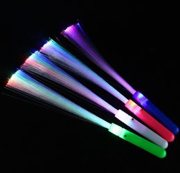 Light Up Fiber Optic Rod Event Party Favors Glowing Concerts Magic Wands Led Flashing Neon Wave Sticks Birthday Club Atmosphere Props 13.7 inches