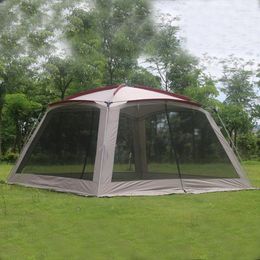 Палатки и укрытия 5-8 человек Ulterlarge 365 210 см. Однослойный большой слой большой беседка для солнечного укрытия.