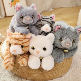 Creative Lifelike Simulation Cat Plush Toy Kawaii Cartoon Cute Stuffed Animal For Children Birthday Gift Home Decor Ornaments