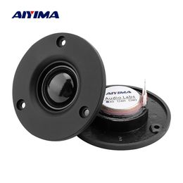 Portable Speakers AIYIMA 2Pcs 3 Inch Tweeter Sound Music 25 Core Silk Membrane 4 6 Ohm 20W Treble HIFI Home Theatre Loudspeaker 221022