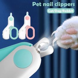 Professional Cats Dogs Nail Clipper Cutter With Led Light Scissors for Dog Grooming Tool Trimmer Nail Clippers Pet Accessories