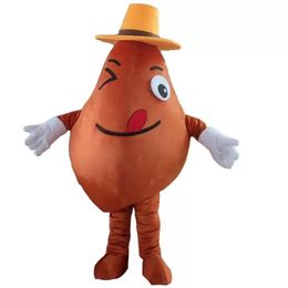 Potato Mascot Costume Top Quality Cartoon vegetable Anime theme character Adult Size Christmas Carnival Birthday Party Fancy Dress