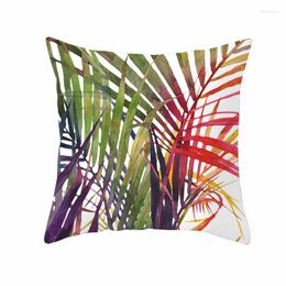 Pillow Nordic Decorative Home Cover For Sofa Pillowcase Case Seat Car Tropical Plants Covers 45x45CM