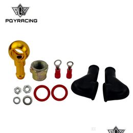 Engine Assembly Pqy Racing - 044 Fuel Pump Banjo Fitting Kit Hose Adaptor Union 8Mm Outlet Tail Pqy-Fk046 Drop Delivery 2022 Mobiles Dhrta