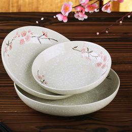 Dinnerware Sets Ceramic Porcelain Plate Dish With Floral Pattern Japanese Style Multiple Colour Options