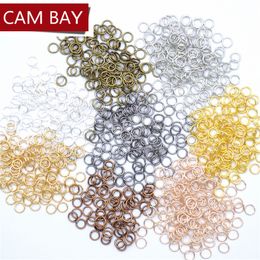 1KG 4mm 5mm 6mm to 14mm Jump Rings Metal Connecting Ring Black Split Rings Connectors Diy For Jewelry Making Findings