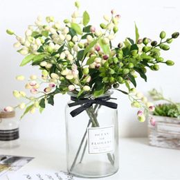 Decorative Flowers Artificial Flower Olive Fruit Christmas Decor For Wedding Table Garden Party Decoration Fake Plants