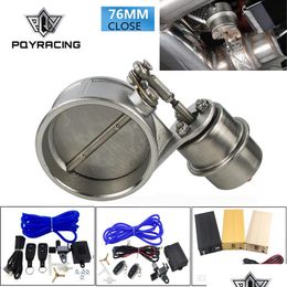Muffler Pqy - Exhaust Control Vae With Vacuum Actuator Cutout 3" 76Mm Pipe Closed Rod Wireless Remote Controller Set Drop Delivery 20 Dhjga