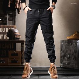 Men's Pants 2022 Fashion Men's High Quality Casual Cargo Harem Streetwear Male Long Straight Men Trousers Man T75