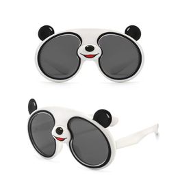 Cute Cartoon Panda Shape Polarised Sunglasses Trend Kid Glasses Face Decor Childrens Day Gift