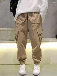 Men's Pants Men's Casual Multi Pocket Streetwear Track Hip Hop Jogging Harajuku Fashion