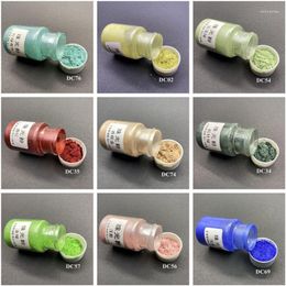 Nail Glitter 30ML Bottled Mica Pearlescent Powder Pigment Handmade Soap Candle Pearl Silver Epoxy Resin Paint DIY