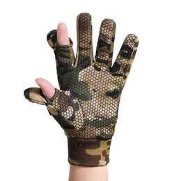 Cycling Gloves Outdoor tactical gloves sports mountaineering shooting hunting riding full finger non-slip mittens can touch the screen L221024