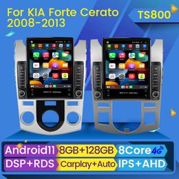 2 Din Player Android 11 Car dvd Radio for KIA Forte Cerato 2 TD 2008 - 2013 Multimedia Navigation GPS 2din Carplay Stereo BT