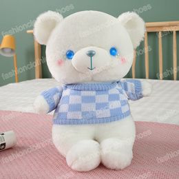 Kawaii Soft Sweater Teddy Bear Plush Toy Doll Pillow Creative Decoration Cute Baby Child Girlfriend Birthday Holiday Gift