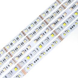 Strips RGB LED Strip Light 12V SMD 4in1 5in1 CCT 60leds/m 5 Colours In 1Chip CW WW RGBW RGBWW Tape Warm White