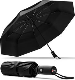 Repel Umbrella Wind Resistant Automatic Umbrella Small - Compact Strong Steel Shaft Mini Folding