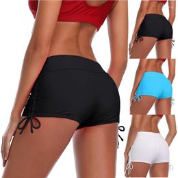 Women's Swimwear Women's High Waist Bikini Bottoms Women Swimming Panties Ladies Summer Fashion Solid Sexy Bikinis Swim Shorts Bottom