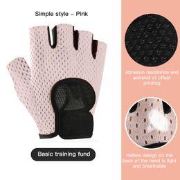 Cycling Gloves Spring Summer Gym Breathab Fitness Weightlifting Dumbbell Bicyc Half Finger Bike Equipment L221024