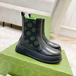 Stiefeletten mit fuchsiafarbenem Jersey, schwarzem und weißem Leder von Roman Designer