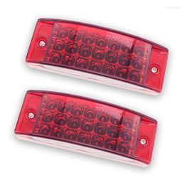 All Terrain Wheels 2Pcs 21LED Waterproof For Car Truck Lorry Trailer Brake Rear Warning Tailight Flowing Indicator Blinker 12V 24V Stop Lamp