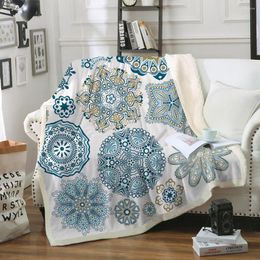 Blankets Pattern Series Blanket 3D Digital Printing Thick Lamb Wool Sofa Warm Cotton Office Nap Air Conditioning Quilt