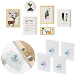 Hooks 4/8/12/16/20pcs/lot Picture Po Frame Holder Rack Wall Decoration Hanger Multi-use Self-adhesive Painting Hook