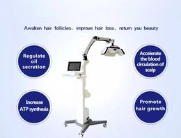 Top Sales LED Diode Laser Hair Growth Machine Anti-hair removal Treatment low level laser therapy Device