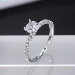 CZ Crystal Zircon Engagement Rings For Women Female Wedding Jewelry Accessories Gift Fashion Womens Rings