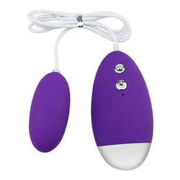 Sex toys masager Electric massagers 12 Speed Waterproof Vibrating Massage Single Jump Bullet Egg Remote Control Vibrator Clitoral G Spot 2AIC