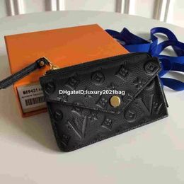 2022 Designer Wallet Womens Mini Zippy Organiser Bag Credit Card Holder Coin Purse Key Pouch Purses Keychain Bags Clutch